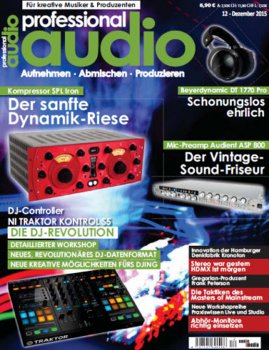 Professional Audio Magazin Dezember No 12 2015 screenshot