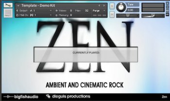 Big Fish Audio - Zen - Ambient and Cinematic Rock KONTAKT screenshot