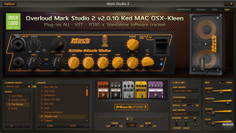 Overloud mark studio 2 v2 0 4 with serial