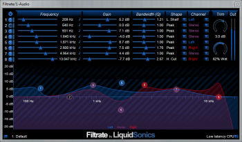 LiquidSonics Filtrate v1.111 MacOSX Incl. Patched and Keygen HEXWARS screenshot