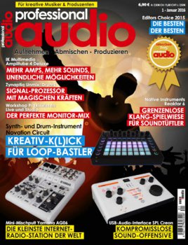 Professional Audio Magazin Januar No 01 2016 screenshot