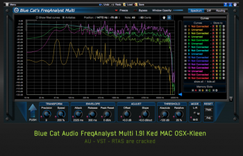 Blue Cat Audio FreqAnalyst Multi v1.91 MAC OSX-Kleen screenshot