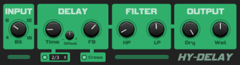 HY-Plugins - HY-Delay v1.01 screenshot