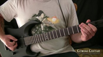 Gemini Video Guitar Lesson - Metal Mechanics Triplet Riffing screenshot
