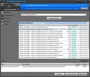 Speed MP3 Downloader 2.6.1.2 Portable screenshot Speed MP3 Downloader 2.6.1.2 Portable screenshot