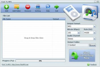 FLAC To MP3 4.1 Incl.Serial screenshot