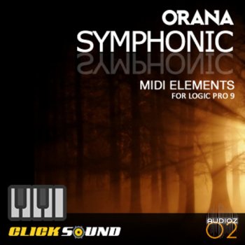 Clicksound Orana Symphonic MIDI Elements Vol.2 LOGIC PRO 9 TEMPLATE screenshot
