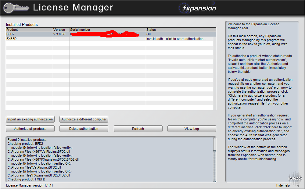 Fxpansion license manager windows download