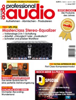 Professional Audio No 01 – Januar 2017 screenshot