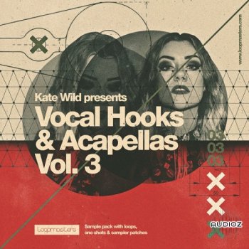 Loopmasters Kate Wild Vocal Hooks & Acapellas Vol.3 WAV REX2 Sampler Patches screenshot