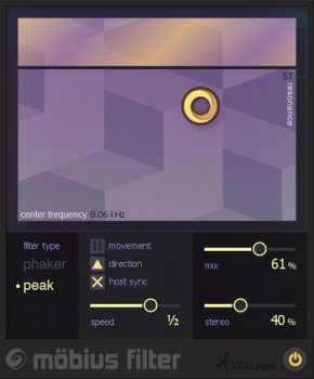iZotope Mobius Filter v1 00 for Win x64 x86 screenshot