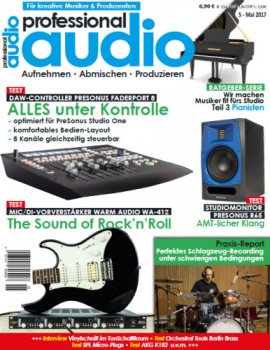 Professional Audio Germany No 05 – Mai 2017 screenshot