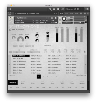 Sampleso Synthophone KONTAKT-SYNTHiC4TE screenshot