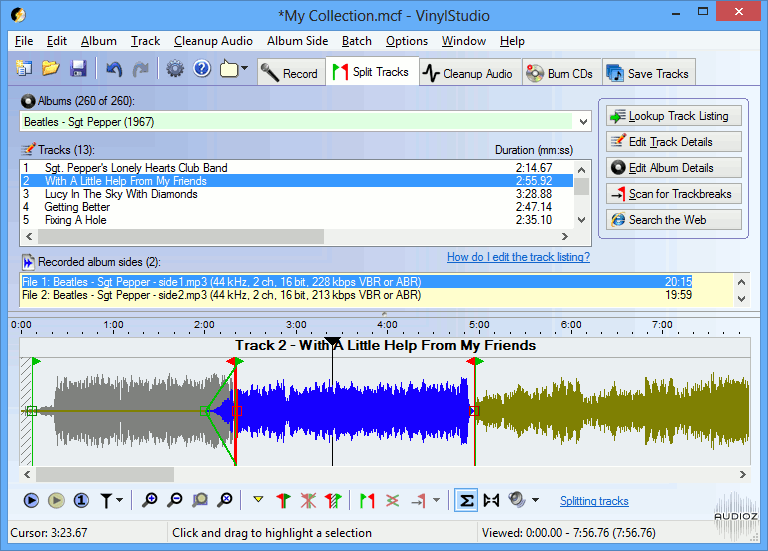 VINYLSTUDIO конвертация аудиофайлов в mp3 фото результат. Abr file. Time Split Tracker (Windows Version). Sides mp3