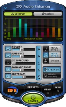 DFX Audio Enhancer 13.006 screenshot