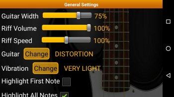 Guitar Riff Pro Cirice for Android screenshot