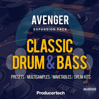 Producertech Avenger Classic Drum and Bass Expansion Presets screenshot