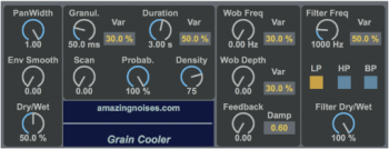 Amazing Noises Granular Lab Max for Live screenshot