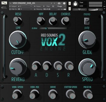 Red Sounds VOX Engine 2 KONTAKT screenshot