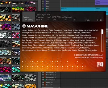 Native Instruments Maschine 2 v2.7.4 (R410) STANDALONE, VSTi, VST, AAX WiN x64 RETAiL screenshot