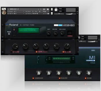 Angel Cano Korg M1 v1.1 KONTAKT screenshot
