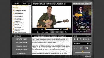 Truefire - Sean McGowan's Walking Bass & Comping for Jazz Guitar (2017) screenshot