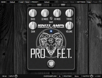 Ignite Amps : ProF.E.T v1.0 WiN OSX [FREE] screenshot