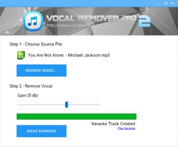 Vocal Remover Pro 2.0 Portable screenshot
