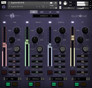 Rigid Audio Supine KONTAKT screenshot