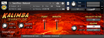 SoundCues Kalimba Shakti De KONTAKT screenshot