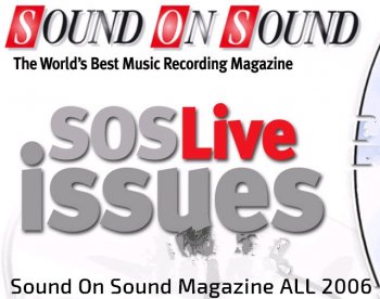 Sound On Sound Magazine 2006 Full Issue PDF screenshot