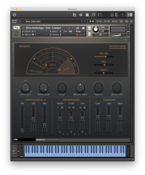 8Dio Anthology Strings Instrument KONTAKT 6 - imac-ruslan screenshot