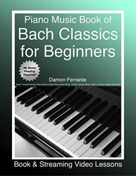 Piano Music Book of Bach Classics for Beginners  screenshot