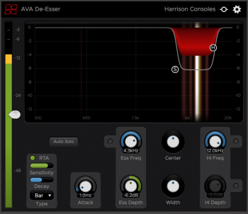 Harrison AVA De-Esser v2.0.1 Incl Patched and Keygen-R2R screenshot