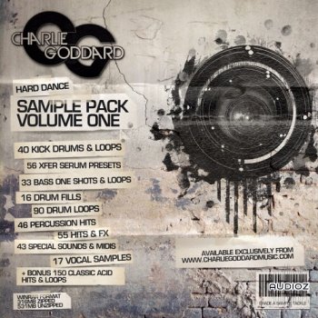 Charlie Goddard Hard Dance Vol 1 WAV MiDi SERUM screenshot