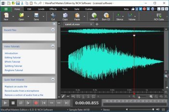 NCH WavePad Audio Editor 17.57 download the new version for apple