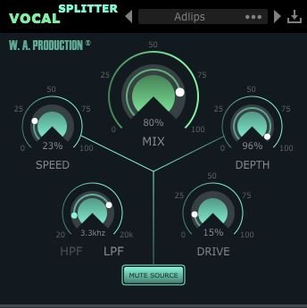 WA Production Vocal Splitter v1.0.0 x64 x86 VST AU AAX WiN MAC FULL RETAiL screenshot