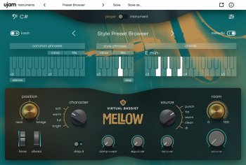 UJAM Virtual Bassist MELLOW v1.0.1 macOS-iND screenshot