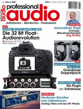 Professional Audio Februar 2020 screenshot