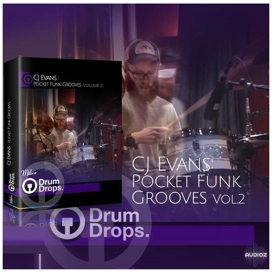 Download DrumDrops CJ Evans Pocket Funk Vol 2 Loops and Hits Pack WAV ...