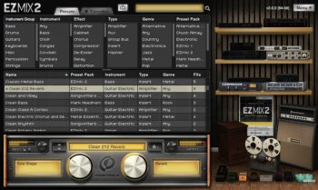 REQ: Toontrack EZMix 2 AU-VST-AAX v.2.1.5 Complete MAC Version screenshot