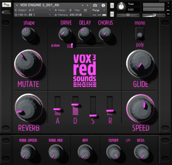 Red Sounds Vox Engine 3 KONTAKT screenshot