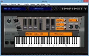Irish Acts Studio PRE 01 Astral 880 Expansion for Infinity v2 WIN-DECiBEL screenshot