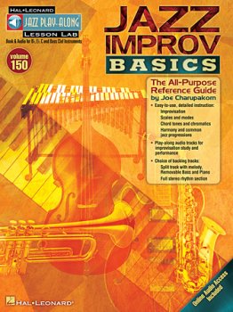Hal Leonard Jazz Play-Along Lesson Lab JAZZ IMPROV BASICS The All-Purpose Reference Guide Vol. 150 PDF MP3 screenshot