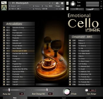 Best Service Emotional Cello v1.5 KONTAKT screenshot