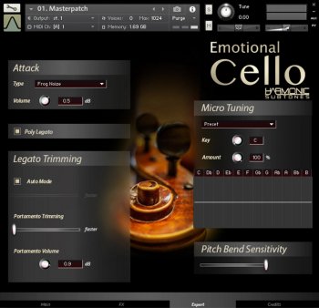 Best Service Emotional Cello v1.5 KONTAKT screenshot