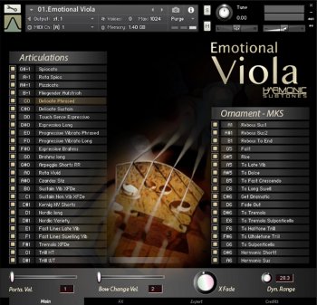 Best Service Emotional Viola KONTAKT screenshot