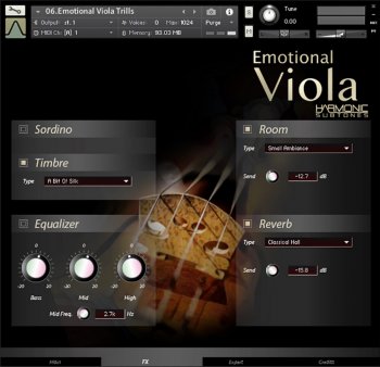 Best Service Emotional Viola KONTAKT screenshot