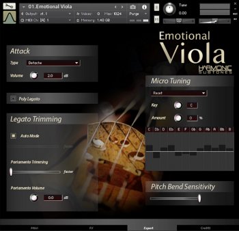 Best Service Emotional Viola KONTAKT screenshot
