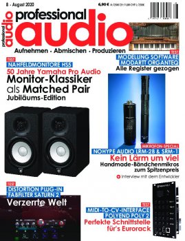 Professional Audio August 2020 PDF screenshot